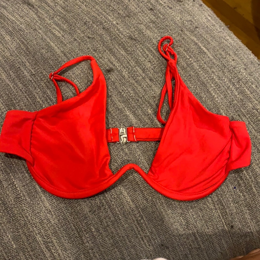 Red bikini top